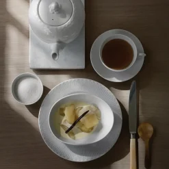 Royal Copenhagen Hvid Riflet*Hvid Riflet skål, 15 cl