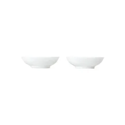 Royal Copenhagen Hvid Riflet|Snackskåle*Hvid Riflet skål, 9 cl, 2 stk.