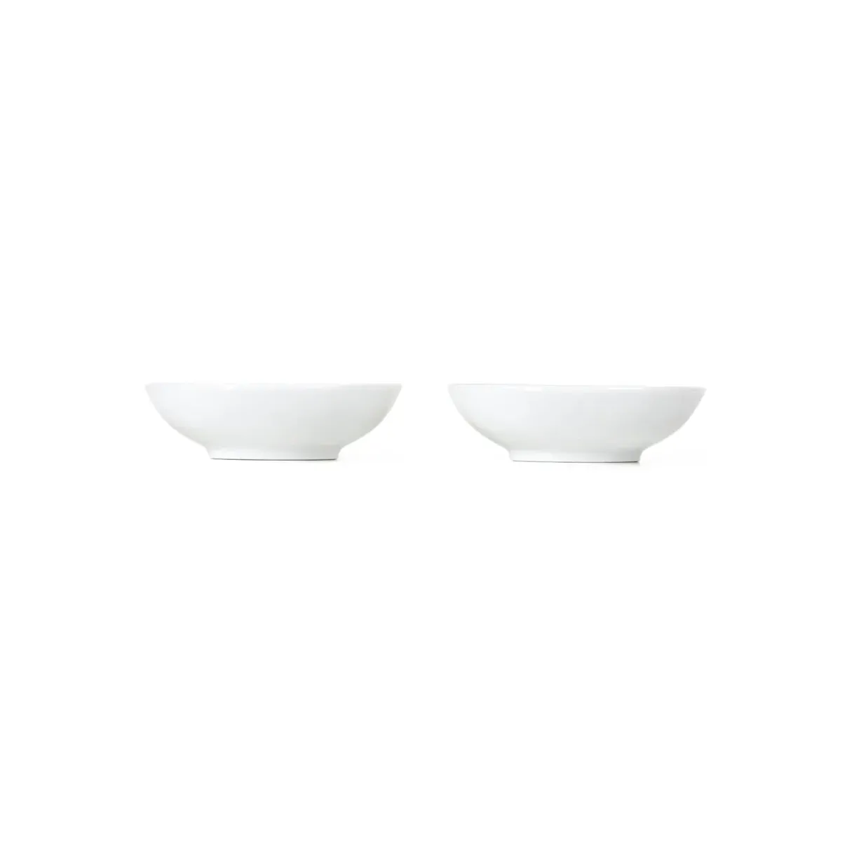 Royal Copenhagen Hvid Riflet|Snackskåle*Hvid Riflet skål, 9 cl, 2 stk.