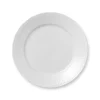 Royal Copenhagen Hvid Riflet|Frokost Tallerkener*Hvid Riflet tallerken, 22 cm