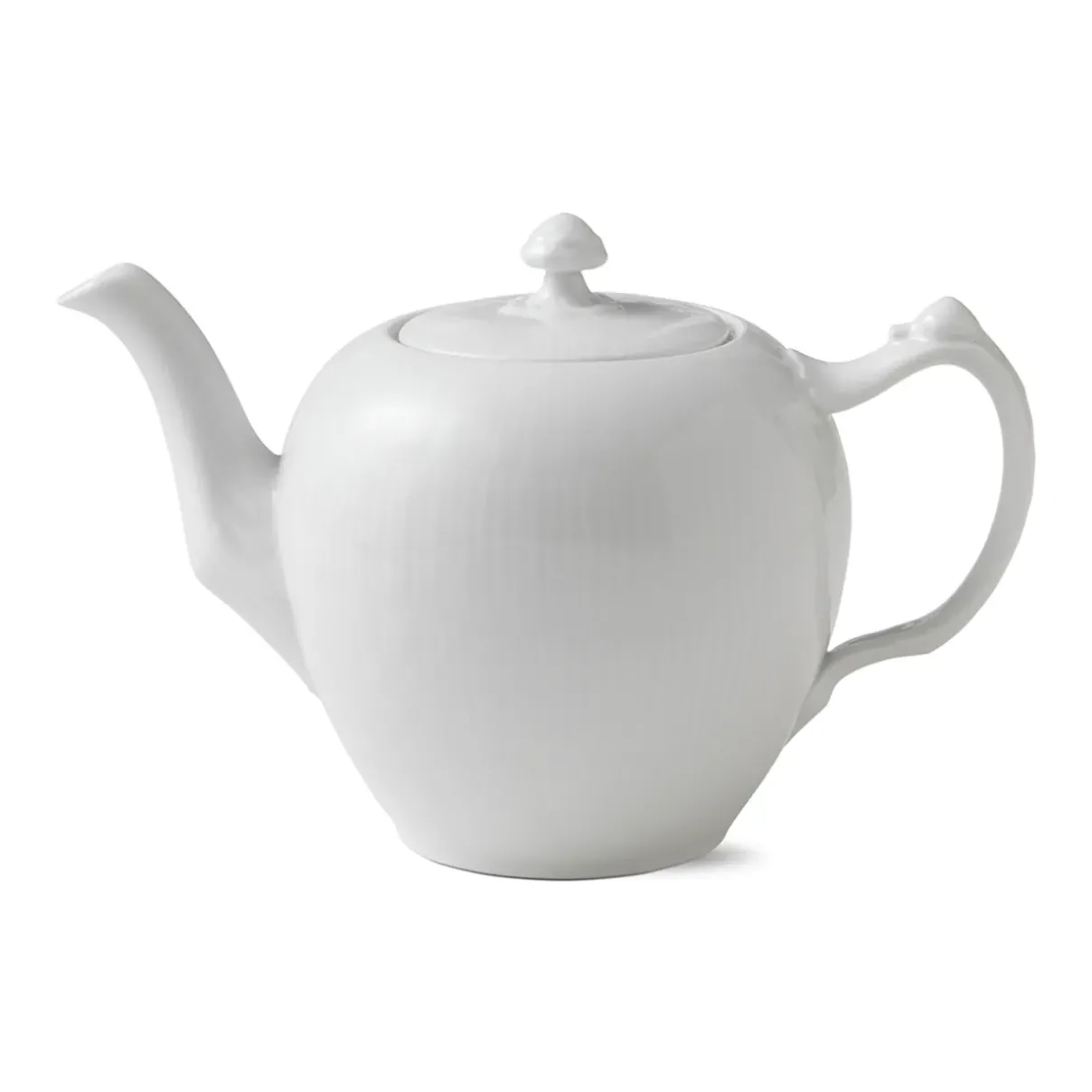 Royal Copenhagen Hvid Riflet|Kander*Hvid Riflet tekande, 100 cl