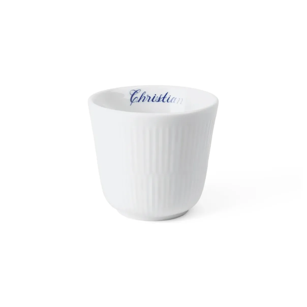 Royal Copenhagen Hvid Riflet|Termokrus*Hvid Riflet termokrus, Bespoke, 26 cl