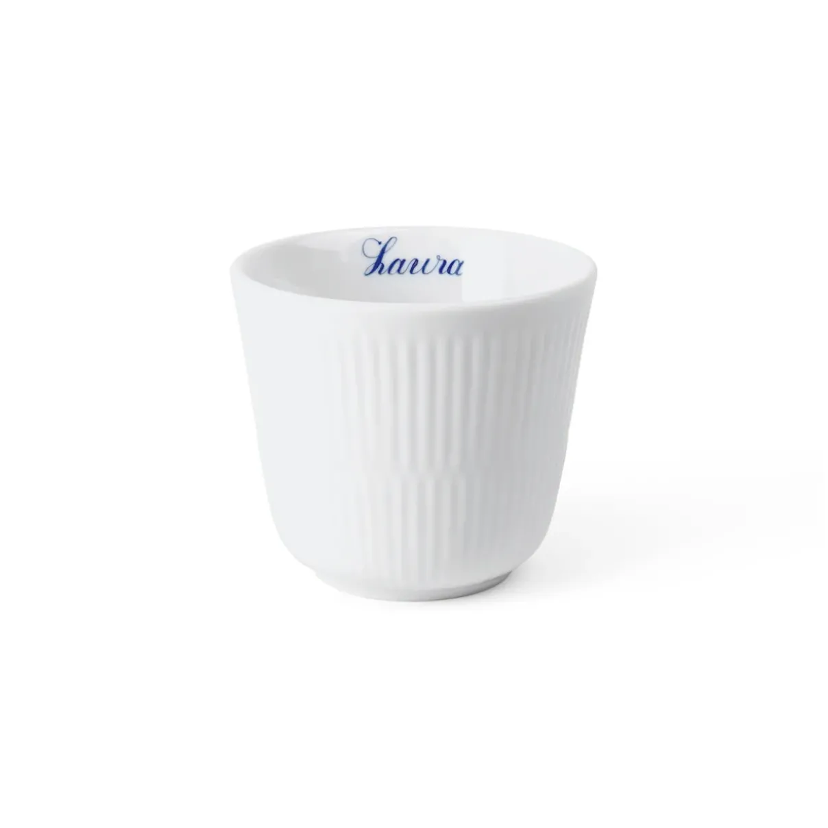 Royal Copenhagen Hvid Riflet|Termokrus*Hvid Riflet termokrus, Bespoke, 26 cl