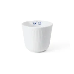 Royal Copenhagen Hvid Riflet|Termokrus*Hvid Riflet termokrus, Bespoke, 26 cl