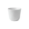 Royal Copenhagen Hvid Riflet|Kaffekopper*Hvid Riflet termokrus, 26 cl