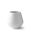 Royal Copenhagen Hvid Riflet|Home Décor*Hvid Riflet vase, 15 cm