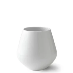 Royal Copenhagen Hvid Riflet|Home Décor*Hvid Riflet vase, 15 cm