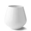 Royal Copenhagen Hvid Riflet|Home Décor*Hvid Riflet vase, 20,5 cm