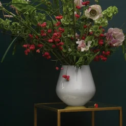 Royal Copenhagen Hvid Riflet|Home Décor*Hvid Riflet vase, 20,5 cm