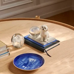 Royal Copenhagen Blå Samlerartikler|Blå Samlerartikler*Juleplattefigur 2024, hund, 10,5 cm