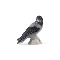 Royal Copenhagen Blå Samlerartikler|Blå Samlerartikler*Juleplattefigur 2025, krage, 10,5 cm