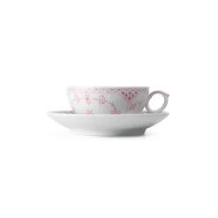 Royal Copenhagen Eksklusive Steldele|Koral Musselmalet Halvblonde*Koral Musselmalet Halvblonde kop og underkop, 20 cl