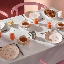 Royal Copenhagen Eksklusive Steldele|Koral Musselmalet Halvblonde*Koral Musselmalet Halvblonde kop og underkop, 20 cl