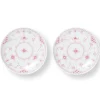 Royal Copenhagen Eksklusive Steldele|Koral Musselmalet Halvblonde*Koral Musselmalet Halvblonde lav skål, 15 cm, 2 stk.