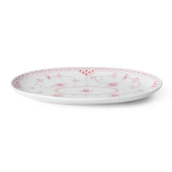 Royal Copenhagen Eksklusive Steldele|Koral Musselmalet Halvblonde*Koral Musselmalet Halvblonde asiet, 23,5 cm
