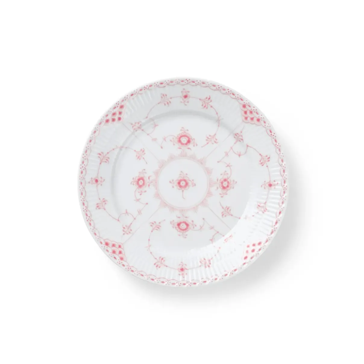 Royal Copenhagen Eksklusive Steldele|Koral Musselmalet Halvblonde*Koral Musselmalet Halvblonde tallerken, 19 cm