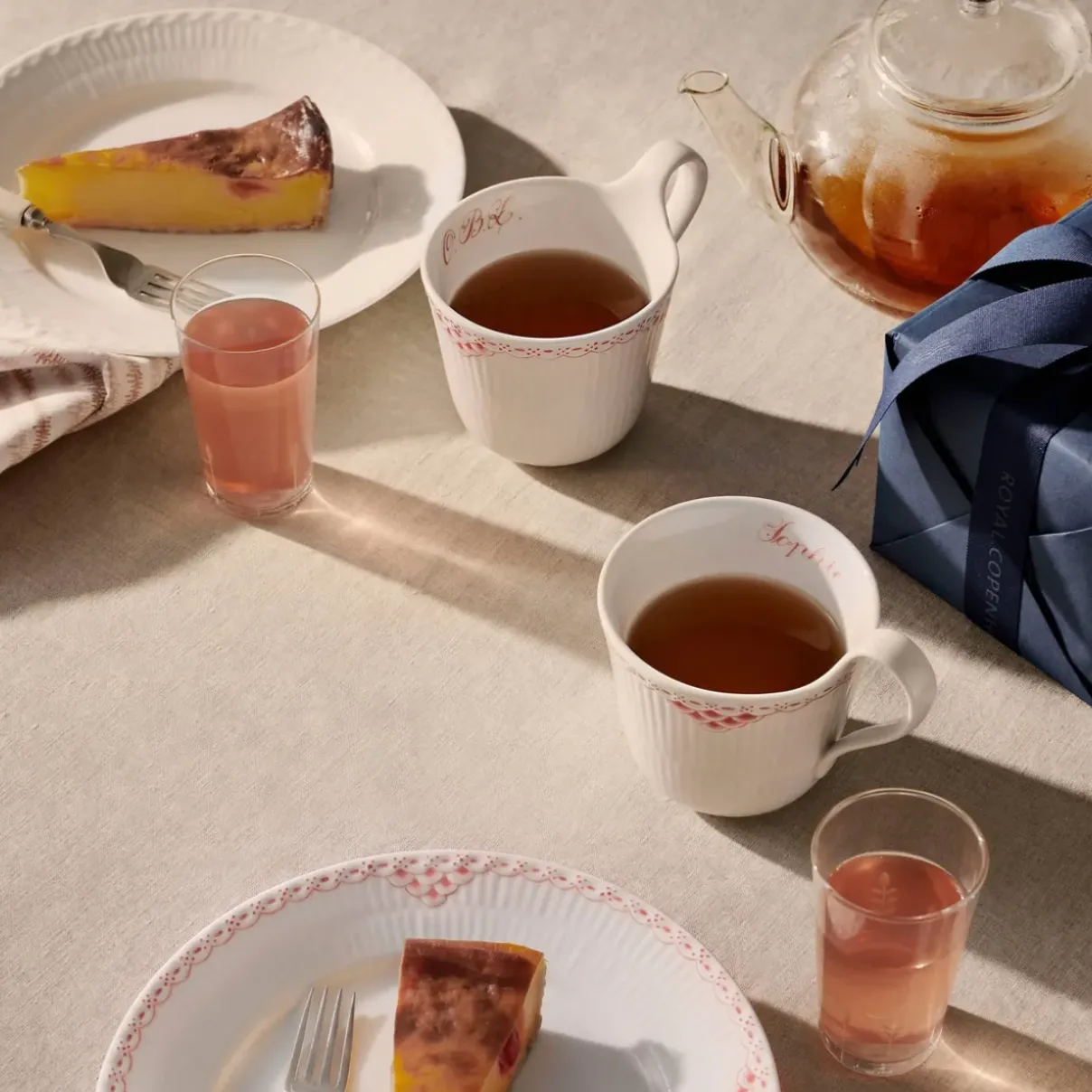 Royal Copenhagen Koral Riflet Blonde|Kaffekopper*Koral Riflet Blonde højhankskop, , 33 cl Bespoke
