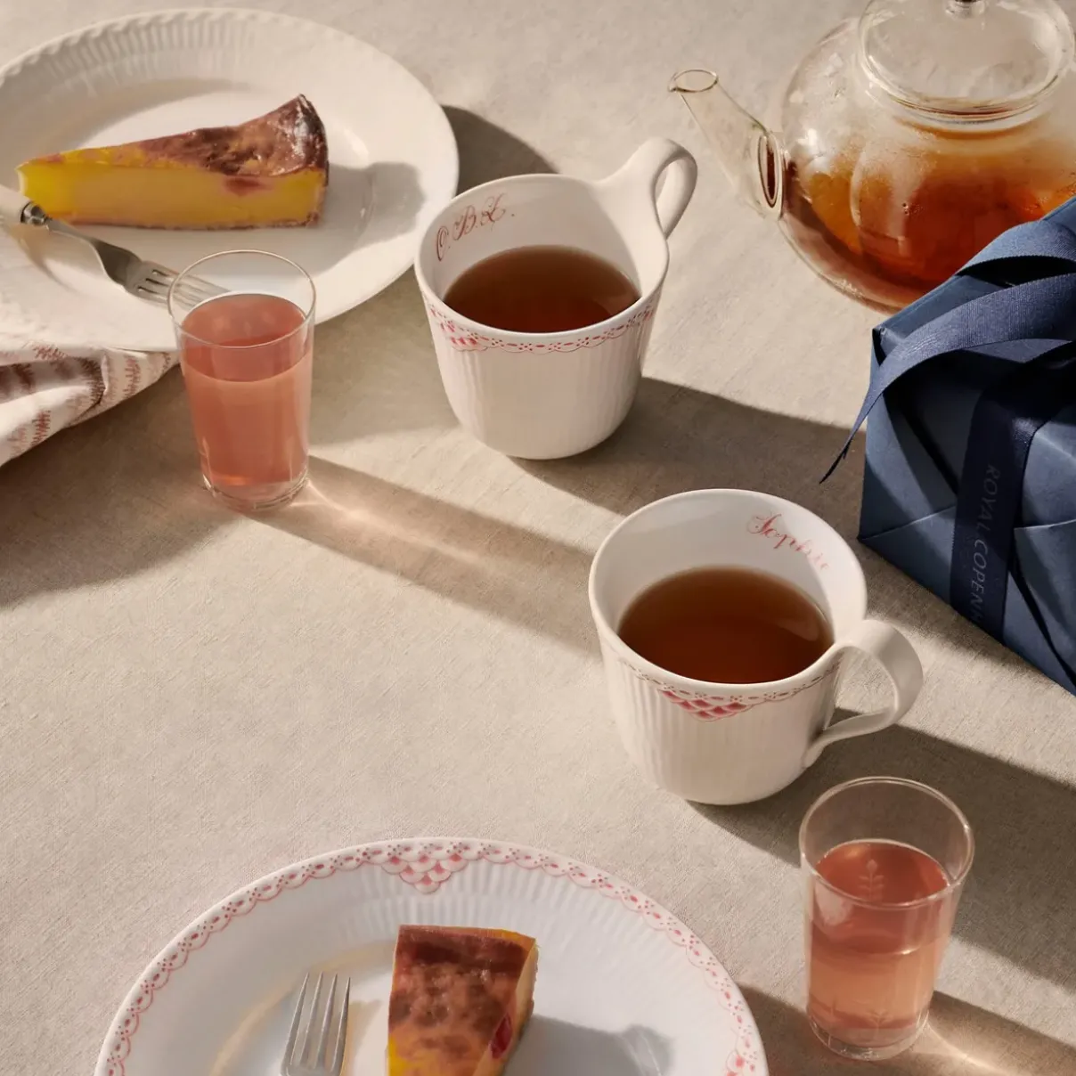 Royal Copenhagen Koral Riflet Blonde|Kaffekopper*Koral Riflet Blonde højhankskop, , 33 cl Bespoke
