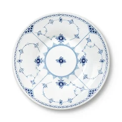 Royal Copenhagen Musselmalet Halvblonde|Dybe Tallerkener*Musselmalet Halvblonde dyb tallerken, 24 cm