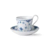 Royal Copenhagen Musselmalet Halvblonde|Kaffekopper*Musselmalet Halvblonde højhankskop og underkop, 24 cl