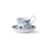 Royal Copenhagen Musselmalet Halvblonde|Kaffekopper*Musselmalet Halvblonde kop og underkop, 17 cl