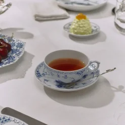 Royal Copenhagen Musselmalet Halvblonde|Kaffekopper*Musselmalet Halvblonde kop og underkop, 20 cl