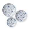 Royal Copenhagen Musselmalet Halvblonde*Musselmalet Halvblonde skål, 11 cm, 13 cm, 15 cm, 3 stk.