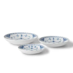 Royal Copenhagen Musselmalet Halvblonde*Musselmalet Halvblonde skål, 11 cm, 13 cm, 15 cm, 3 stk.