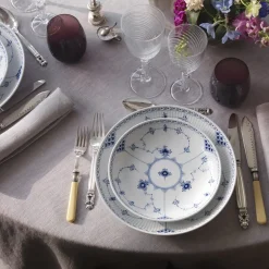 Royal Copenhagen Musselmalet Halvblonde*Musselmalet Halvblonde skål, 25 cm