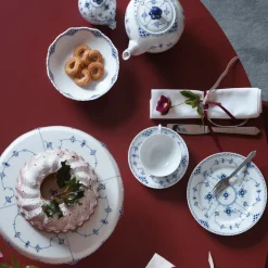 Royal Copenhagen Musselmalet Halvblonde*Musselmalet Halvblonde sukkerskål med låg, 20 cl