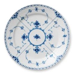 Royal Copenhagen Musselmalet Halvblonde|Middagstallerkener*Musselmalet Halvblonde tallerken, 27 cm