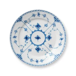 Royal Copenhagen Musselmalet Halvblonde|Frokost Tallerkener*Musselmalet Halvblonde tallerken, 22 cm