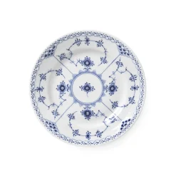 Royal Copenhagen Musselmalet Halvblonde|Desserttallerkener*Musselmalet Halvblonde tallerken, 17 cm