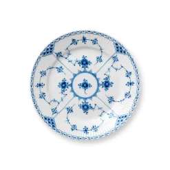 Royal Copenhagen Musselmalet Halvblonde|Desserttallerkener*Musselmalet Halvblonde tallerken, 19 cm