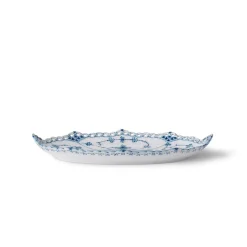 Royal Copenhagen Eksklusive Steldele|Musselmalet Helblonde*Musselmalet Helblonde asiet, 24,5 cm