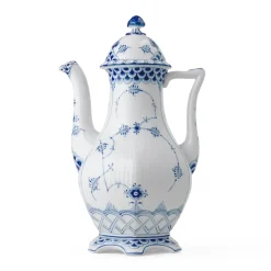 Royal Copenhagen Eksklusive Steldele|Musselmalet Helblonde*Musselmalet Helblonde Kaffekande, 150 cl