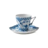 Royal Copenhagen Eksklusive Steldele|Musselmalet Helblonde*Musselmalet Helblonde kop og underkop, 14 cl