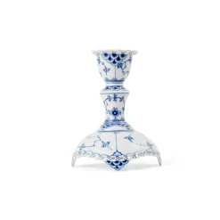 Royal Copenhagen Eksklusive Steldele|Musselmalet Helblonde*Musselmalet Helblonde lysestage, 13,5 cm