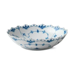 Royal Copenhagen Eksklusive Steldele|Musselmalet Helblonde*Musselmalet Helblonde skål, 140 cl