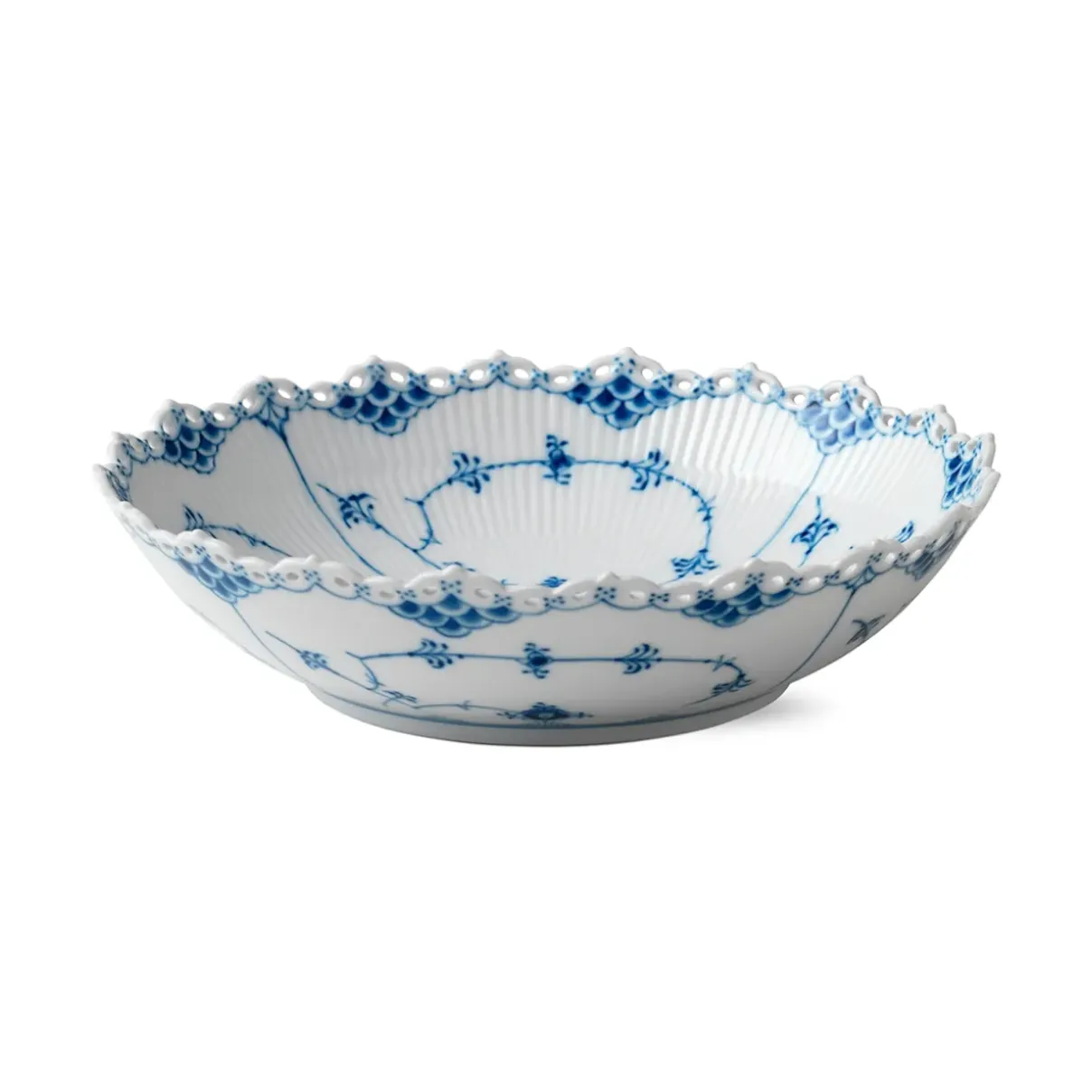 Royal Copenhagen Eksklusive Steldele|Musselmalet Helblonde*Musselmalet Helblonde skål, 140 cl