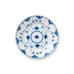 Royal Copenhagen Eksklusive Steldele|Musselmalet Helblonde*Musselmalet Helblonde Tallerken, 17 cm