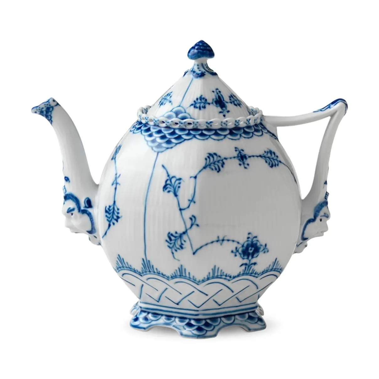 Royal Copenhagen Eksklusive Steldele|Musselmalet Helblonde*Musselmalet Helblonde tekande, 100 cl