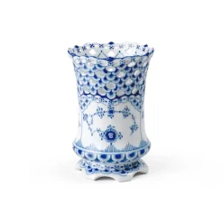 Royal Copenhagen Eksklusive Steldele|Musselmalet Helblonde*Musselmalet Helblonde vase, 11 cm