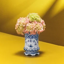 Royal Copenhagen Eksklusive Steldele|Musselmalet Helblonde*Musselmalet Helblonde vase, 11 cm