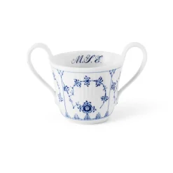 Royal Copenhagen Eksklusive Steldele|Musselmalet Riflet*Musselmalet Riflet babykop, Bespoke, 13 cl Blå