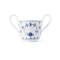 Royal Copenhagen Eksklusive Steldele|Musselmalet Riflet*Musselmalet Riflet babykop, Bespoke, 13 cl Blå