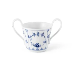 Royal Copenhagen Eksklusive Steldele|Musselmalet Riflet*Musselmalet Riflet babykop, 13 cl