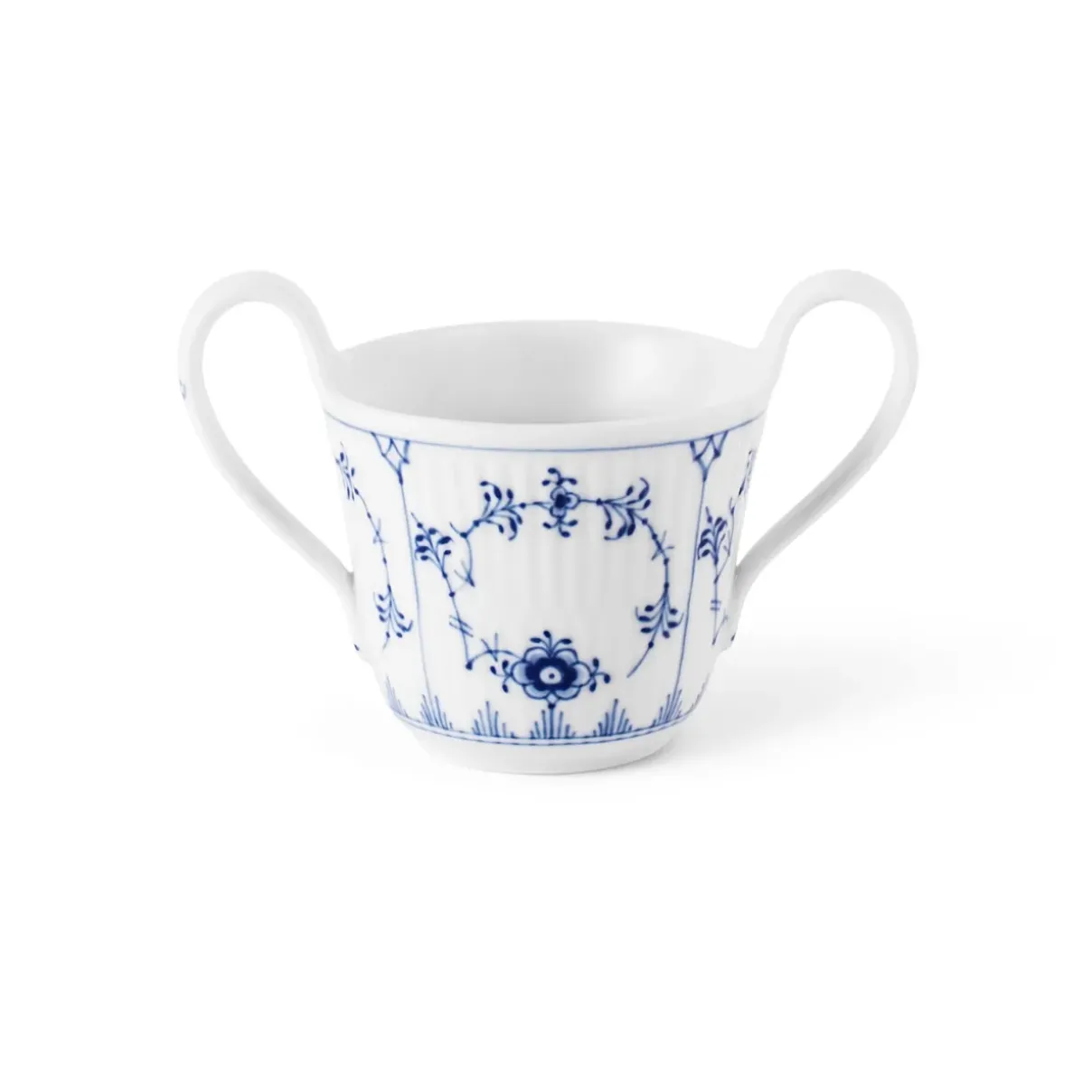 Royal Copenhagen Eksklusive Steldele|Musselmalet Riflet*Musselmalet Riflet babykop, 13 cl