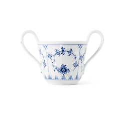 Royal Copenhagen Eksklusive Steldele|Musselmalet Riflet*Musselmalet Riflet babykop, 13 cl