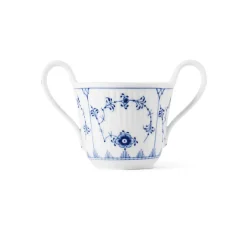 Royal Copenhagen Eksklusive Steldele|Musselmalet Riflet*Musselmalet Riflet babykop, 13 cl